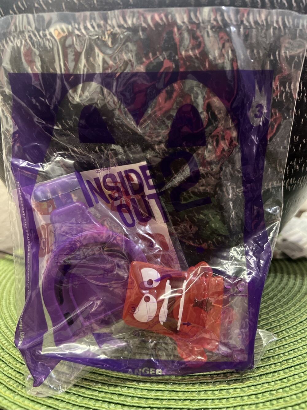 McDonald's Inside Out 2 Happy Meal Toy #3 Anger In Package 2024